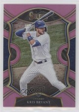 2021 Panini Select Concourse Pink Prizm 1/10 Kris Bryant #80 o7m