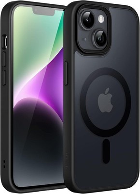 JETech Magnetisch Hülle für iPhone 14 Plus 6,7 Zoll  mit MagSafe (Schwarz)