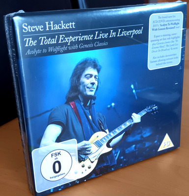 2 CD / 2 DVD++STEVE HACKETT - THE TOTAL EXPERIENCE LIVE IN LIVERPOOL++NEU / OVP