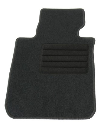 Fußmatte vorne links für BMW E87 1er 2004-2011 Autoteppich 100% Passform Schwarz