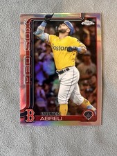 Wilyer Abreu 2025 Topps Chrome Update #USC118 Boston Red Sox Refractors