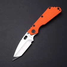 Strider Knives SMF DGG - Orange G10 & Titanium / Tanto S30V Blade