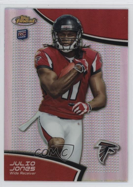 Julio Jones #12 Football Cards 2011 Topps Finest trading card — raw and PSA graded price guide
