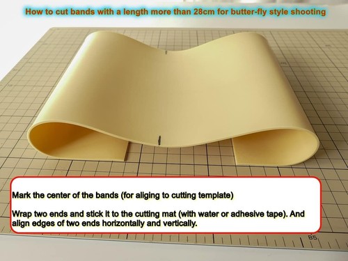 Precision Slingshot Flat Bands & Cutting Ruler for Pros - 0.4-0.8mm Thickness - Picture 7 of 9
