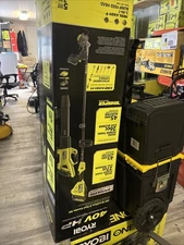 Ryobi40V Cordless Leaf Blower and Grass Trimmer with 4Ah Battery and Charger.