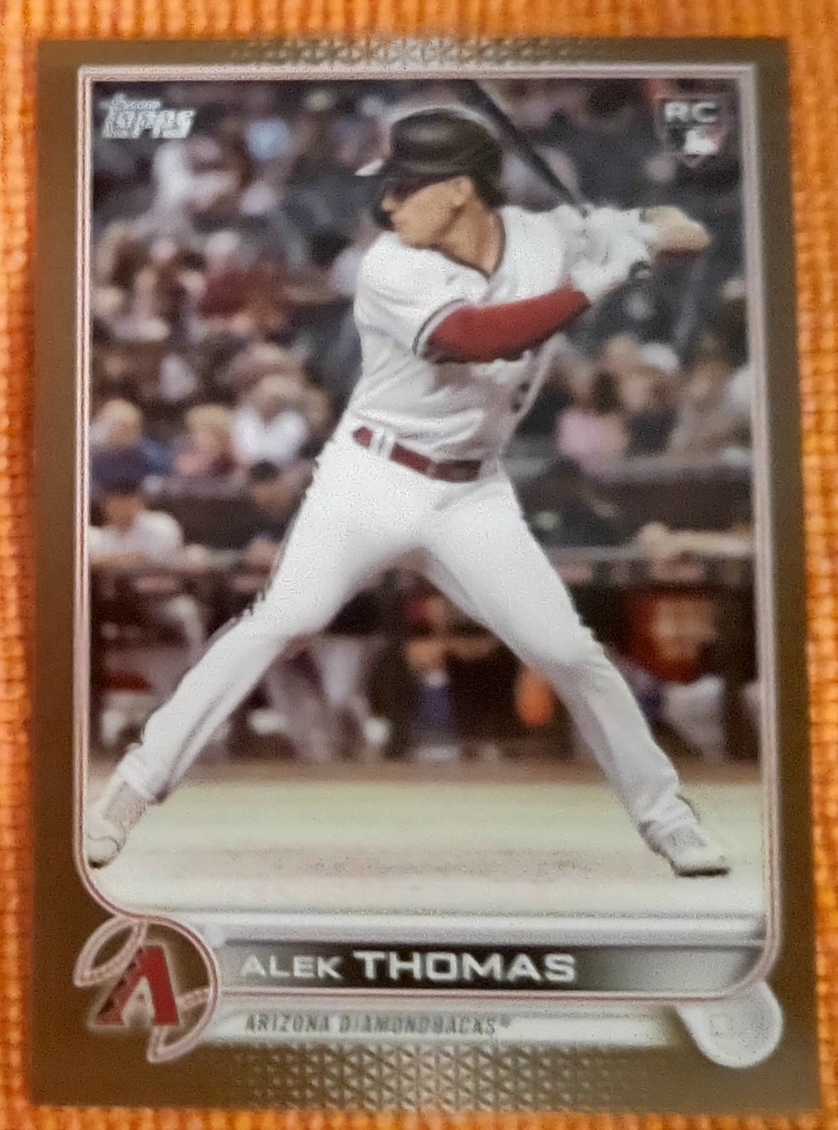 2022 Topps Update #US212 Alek Thomas Gold Parallel Rookie RC /2022 