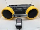 Sony CFD-980 Sports Yellow Boombox CD Cassette AM/FM Radio Vintage Tested Workin