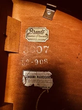 Vintage Brandt Mahogany Drop-Leaf Table – 1940s-50s – Excellent Condition