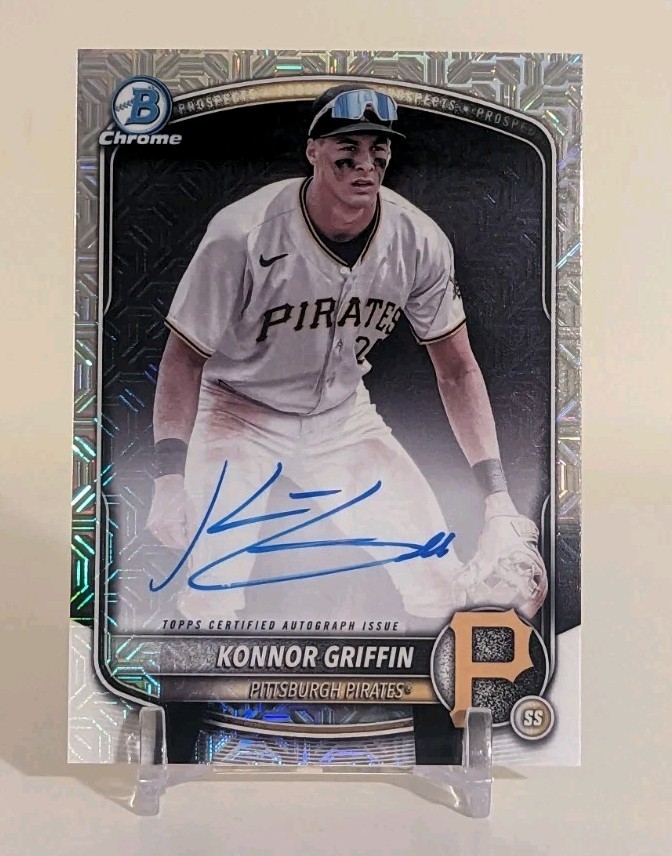 2025 Bowman Chrome Prospect Mega Box Mojo Konnor Griffin #BMA-KG Auto Autograph