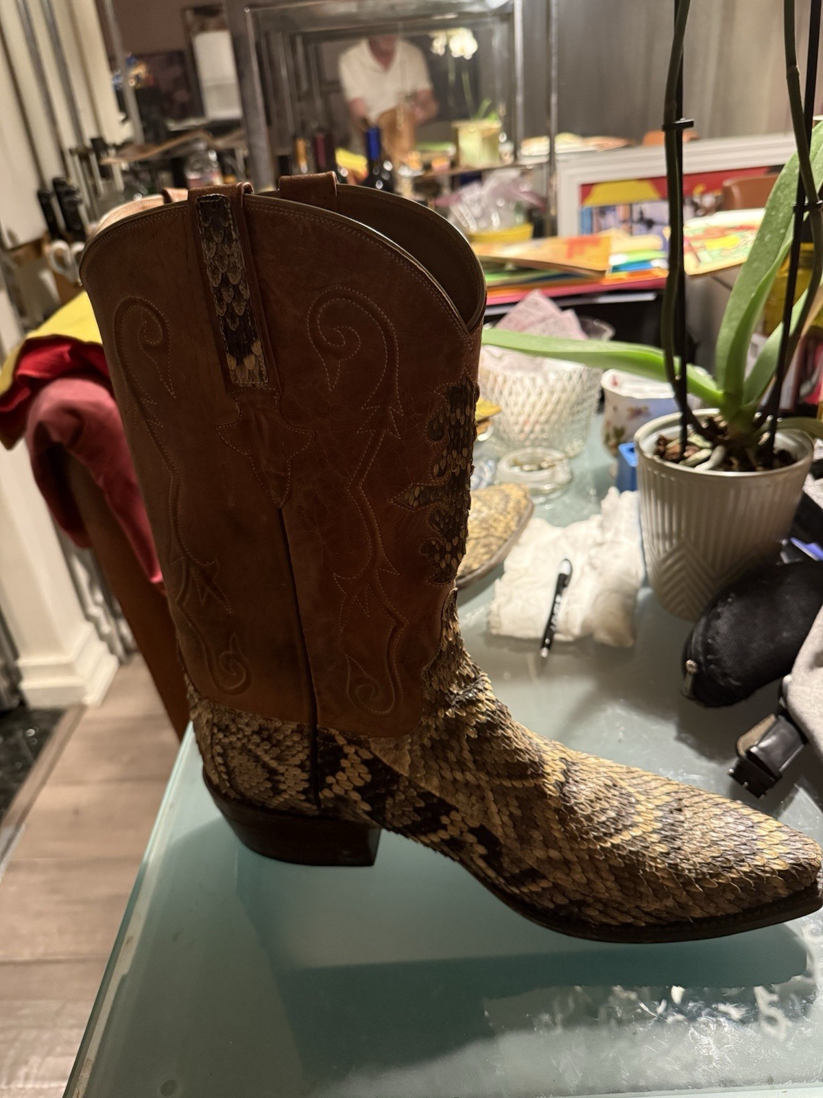 Lucchese Classics Eastern Diamondback Rattlesnake… - image 13