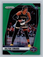 2024 Panini Prizm WNBA #70 Aaliyah Edwards Green Prizms