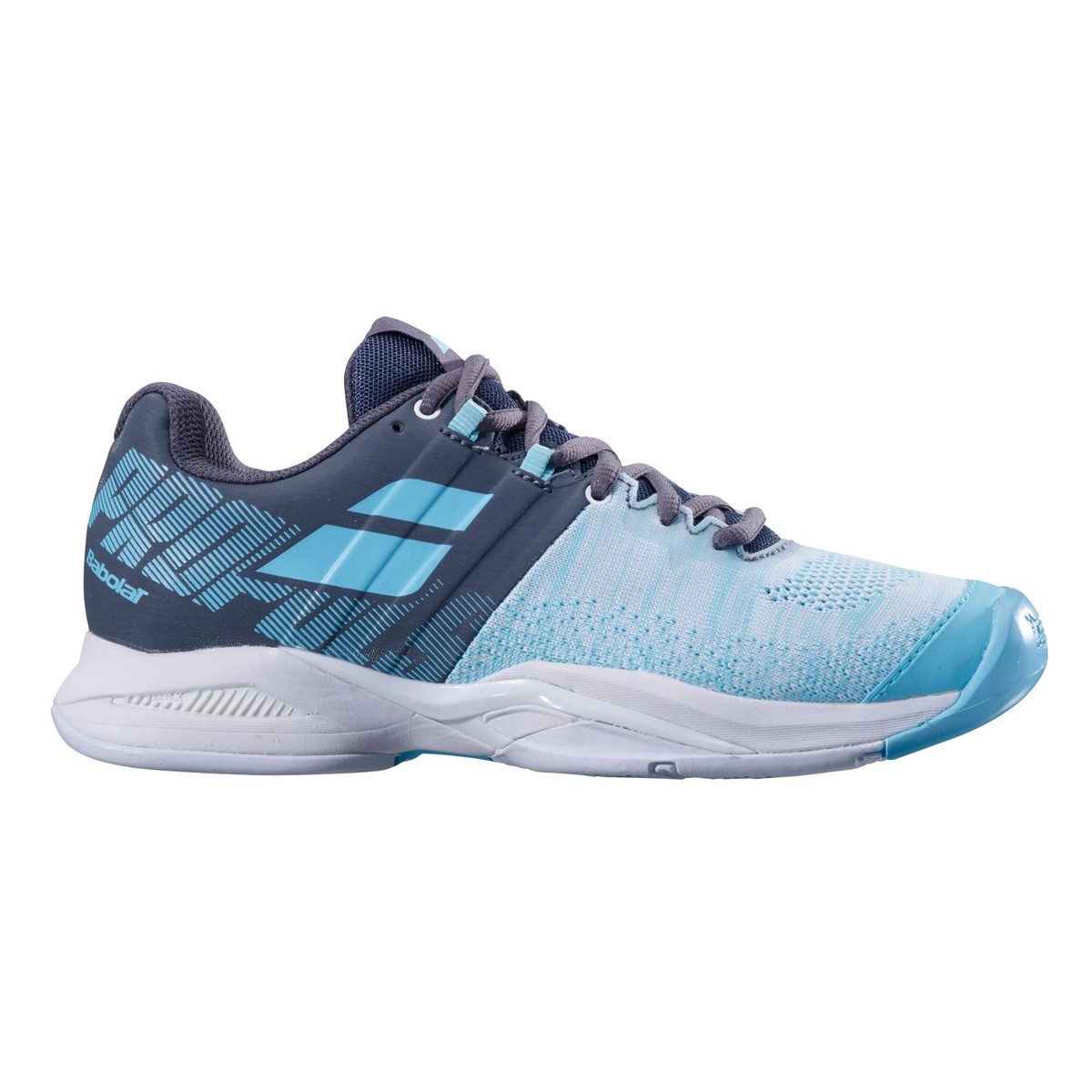 Babolat Women's Propulse Blast AC Tennis Shoes (Grey/Blue Radiance