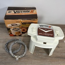 Vintage Veg-O-Matic II Food Cutter w/Original Box & Blades 1975