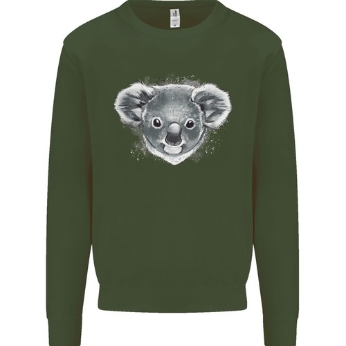 Koala Bear Head Kids Sweatshirt Jumper - Picture 7 of 33