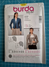 Burda 7276 Kurtka Wzór do szycia Niecięty Rozmiar US 10 - 22 Płaszcz damski