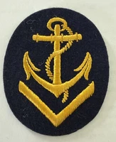 German WWII Navy Kriegsmarine “Obermaan” Boatswaine Senior NCO Trade Badge