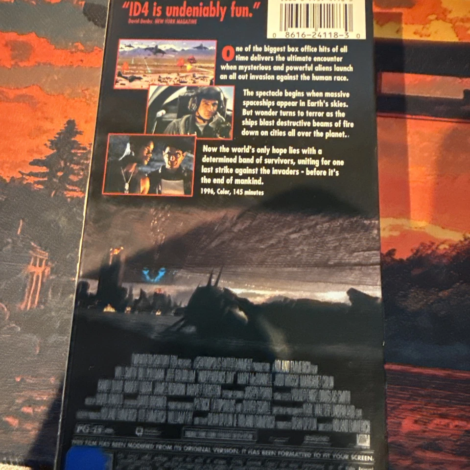 Independence Day (VHS, 1996) William Smith, Bill Pullman, Alien Invasion - Image 2 of 2