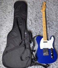 Tastiera Squier Affinity Telecaster Maple - Lake Placid blu con custodia posteriore