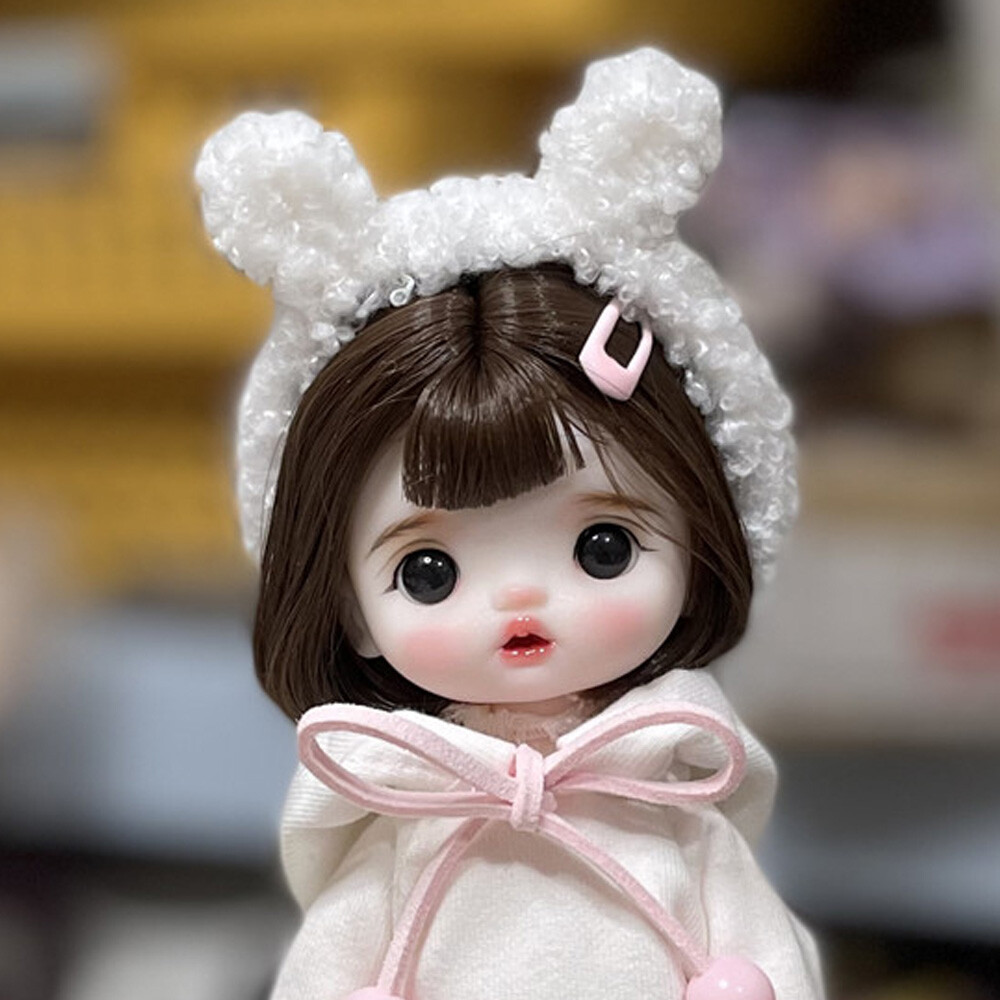 ヘチャン ドール BJD 1/8 Girl Dolls SD Doll with Clothes Outfit Shoes Wig