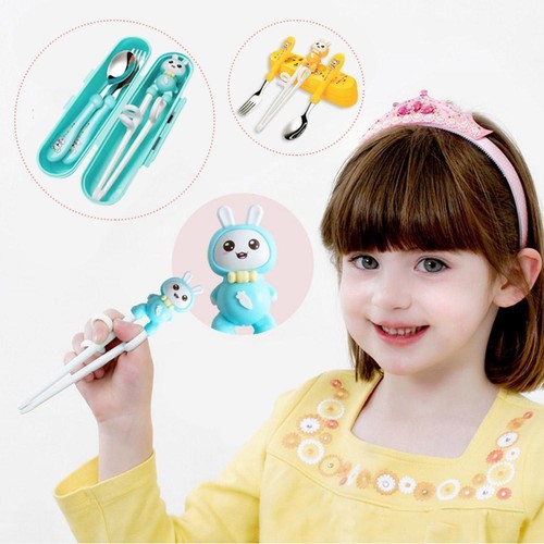 Learning Chopsticks Spoon and Fork Cutlery Set Children's Learning✨y D1X5 U U7R9 - Picture 12 of 20