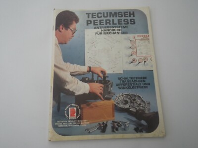 Tecumseh Peerless Antriebssysteme Handbuch f. Mechaniker Reparaturanleitung Hako