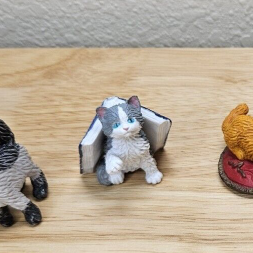 Lot Of Vintage 1994 M.E.G. MEG Toy Cat & Kitty in My Pocket PVC Figures Kitten - Bild 7 von 19