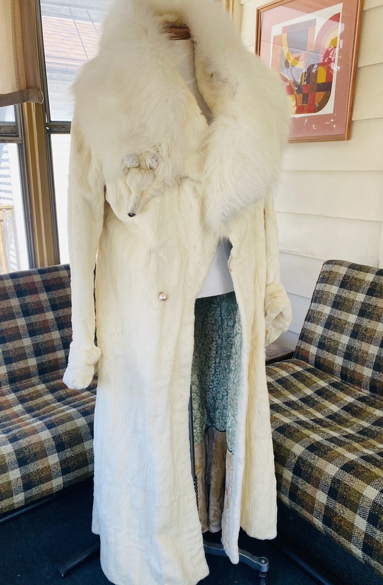 vintage 1920s ermine and fox fur coat | eBay