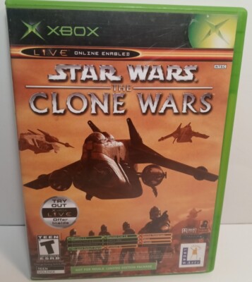 Xbox Star Wars The Clone Wars and Tetris Worlds Game, Complete
