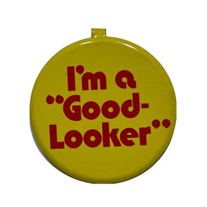 Vintage I’m A Good Looker Humor Pinback Button Pin 2”