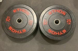 ethos rubber bumper plates