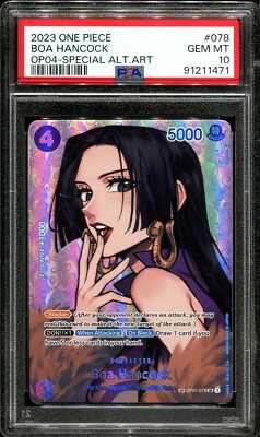 ボア・ハンコック SPECIAL ALT ART PSA10 PSA10 Boa Hancock Special AlternateArt