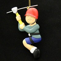 Ornament Central Zipline Ornament - Male, New, Free Shipping on sale Ornament Central Zipline Ornament - Male, New, Free Shipping on sale