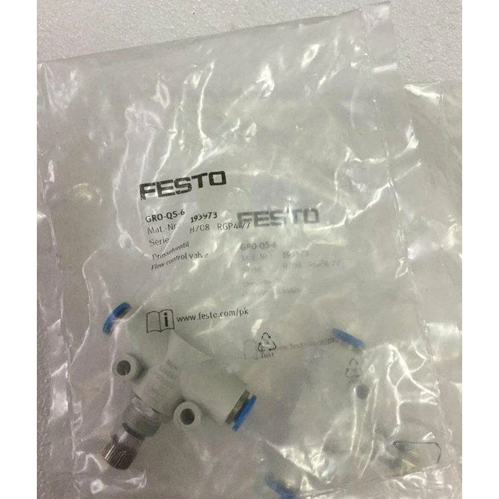 1pcs New Festo GRO-QS-6 193973 Control Valve Free shipping - Image 3 of 3