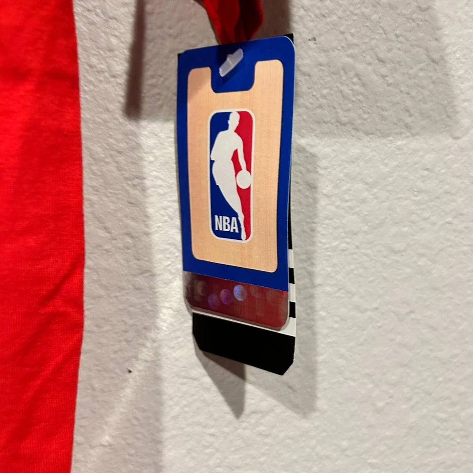 NWT Washington Wizards Adidas Youth TShirt Sz M 10/12 Red Short Sleeve John Wall - Image 4 of 4