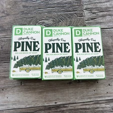 Duke Cannon Illegally Cut Pine 10 oz Big Brick of Soap Made in USA Lot of 3