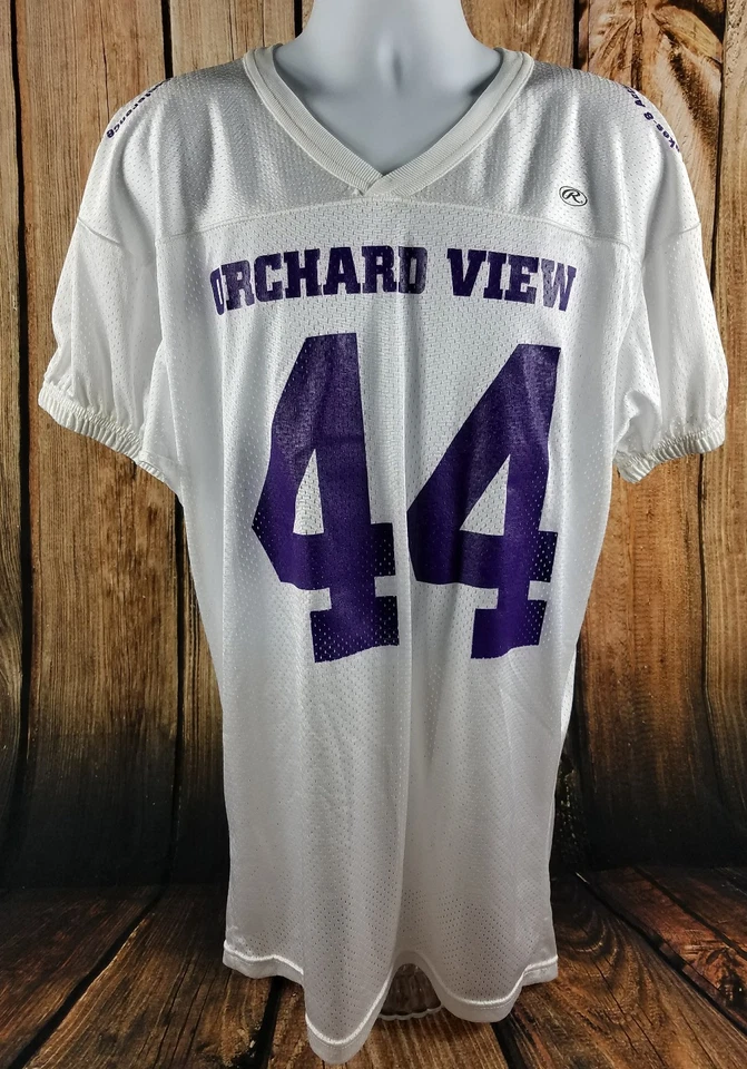 Camiseta de fútbol americano Orchard View Muskegon MI Michigan talla grande Rawlings etiquetas nuevas Foto 2 de 4