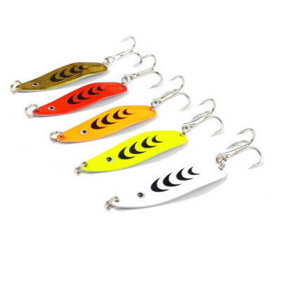 5 Stück BLINKER 6,8g Spoons Forellen Barsch Zander Köder Spinn Jig Spinner Bait 