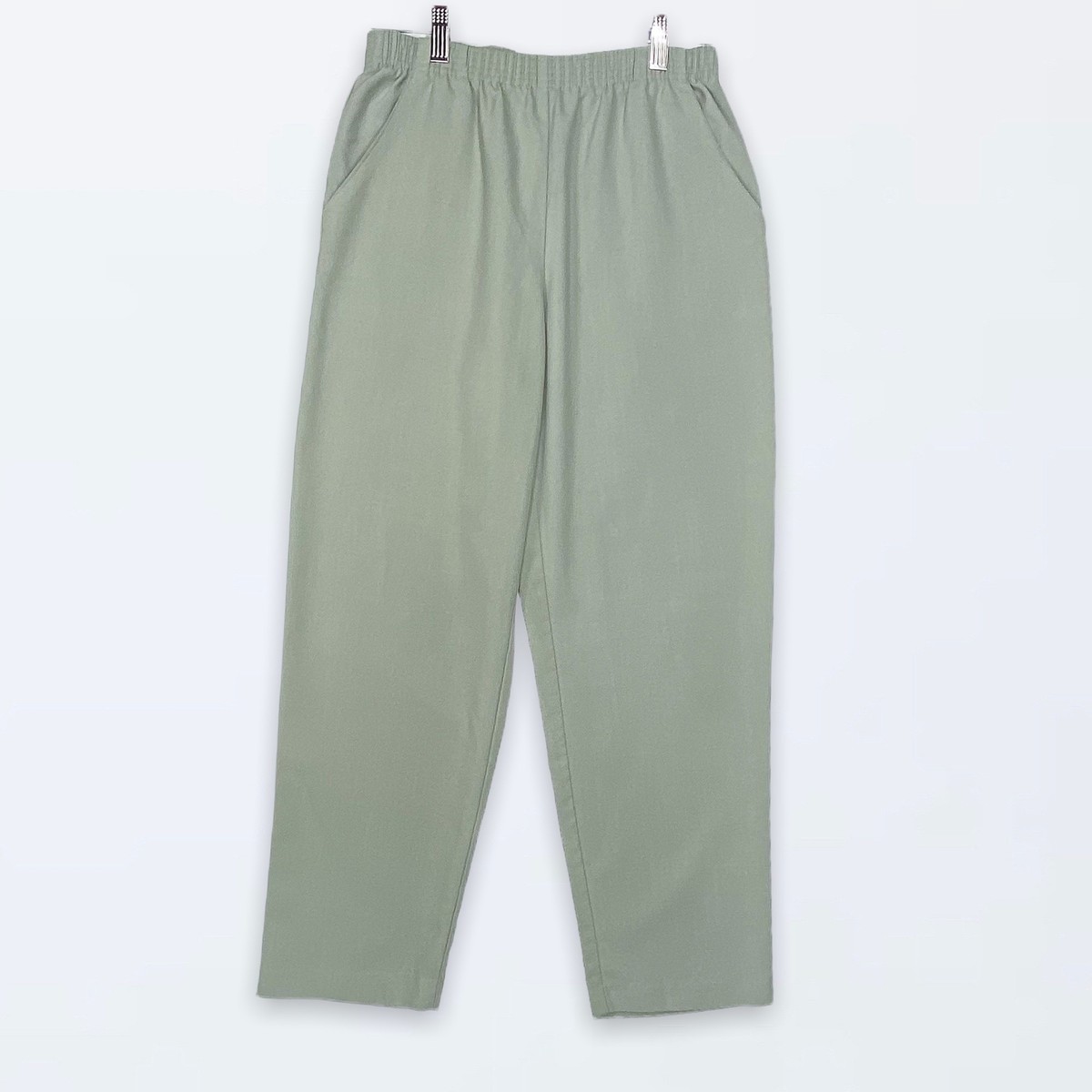 パンツ 90s vintage slacks sic green Vintage Y2K Relaxed Fit Pull On Light Green Pants 6 Petite