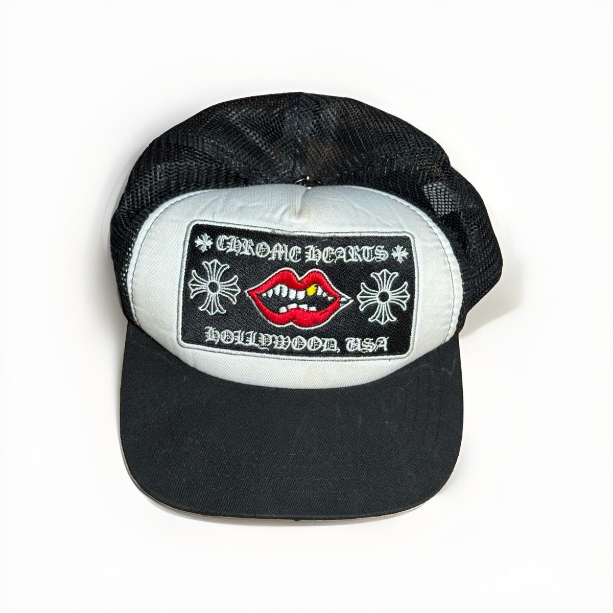 CHROME HEARTS x matty boy CH Chomper logo hollywood Trucker Hat
