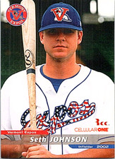 2002 Grandstand Vermont Expos Minor League Baseball Seth Johnson