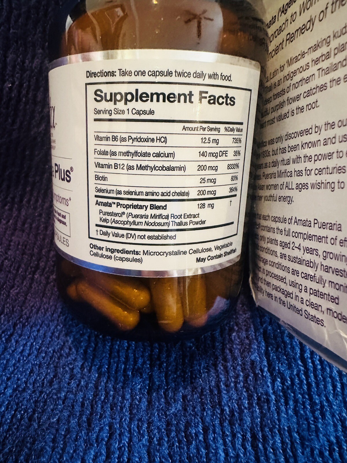 Amata Life by Dr. Christiane Northrup Pueraria Mirifica Plus for