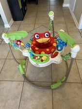 Fisher-Price Baby Bouncer Rainforest Jumperoo Activity Center with Music Lights
