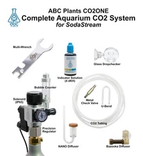 Complete Aquarium CO2 System for Sodastream - ABCPlants CO2ONE