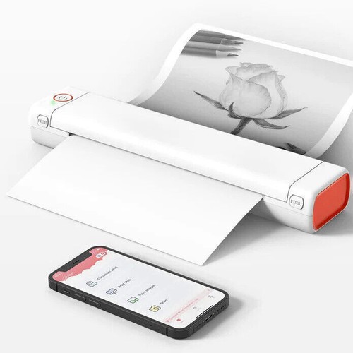 Lot papier tatouage imprimante thermique sans encre Bluetooth sans fil portable A4 - Photo 29/30