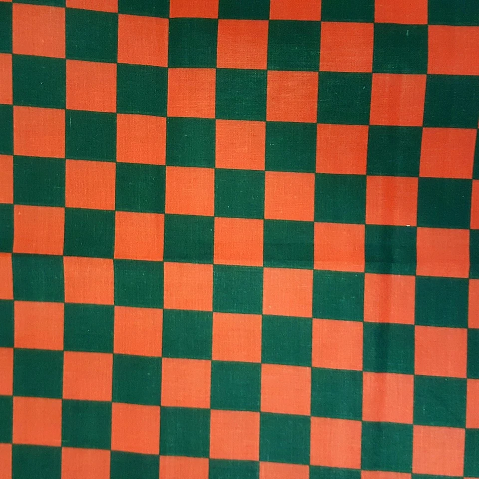 Black and Red 1" Checkered Fabric Poly cotton 58" Racing square Checkerboard BTY - Image 4 of 4