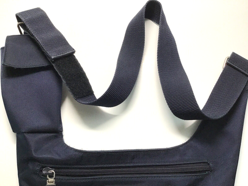 VINTAGE POLO SPORT RALPH LAUREN - SLING CROSS BODY BAG - NAVY BLUE - Picture 3 of 5