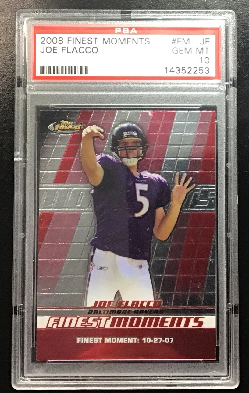 Joe Flacco Finest Moments #FMJF Base