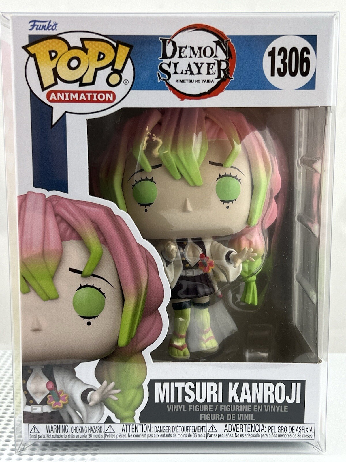 Funko Pop! Figura Vinilo Mitsuri Kanroji #1306 - Demon Slayer *NUEVA en PROTECTOR*