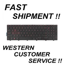 NUOVA tastiera Dell Inspiron Gaming 15-7559 US inglese WASD rossa retroilluminata