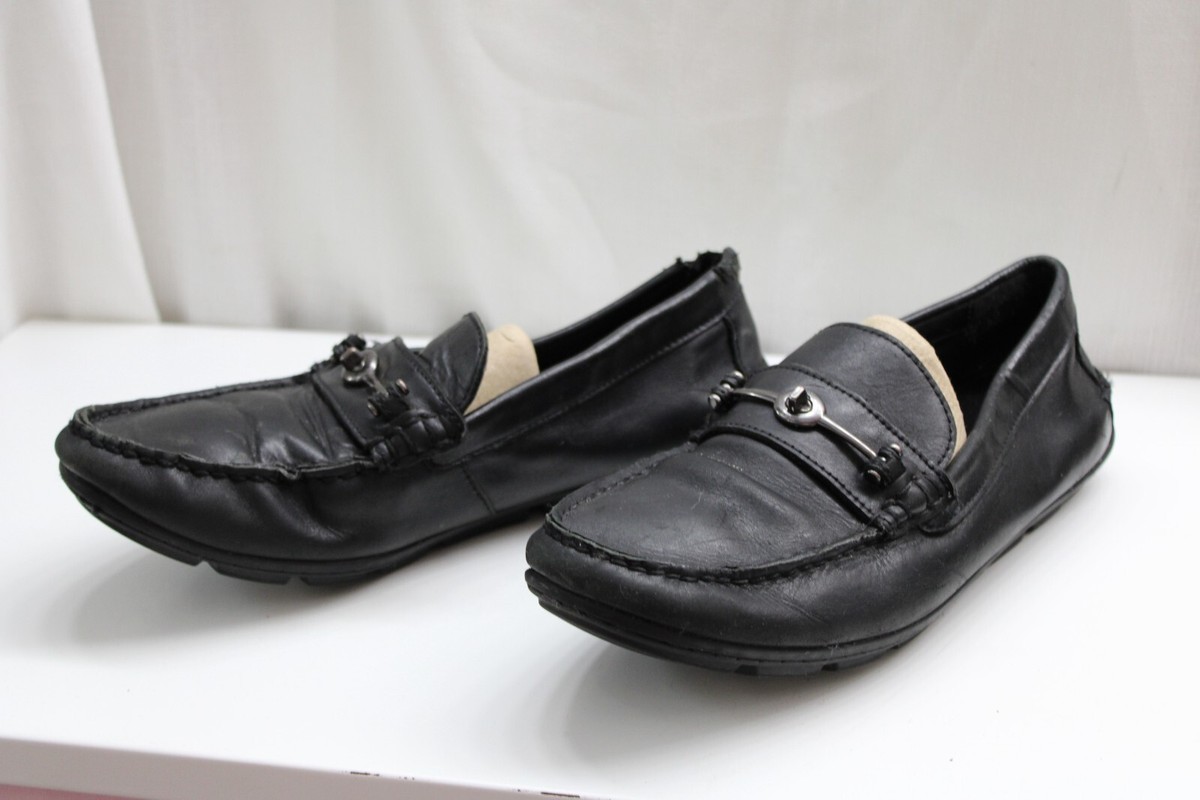 Coach Mens Dress Mott Driver FG2984 Black Slip On Loafer  display picture 3